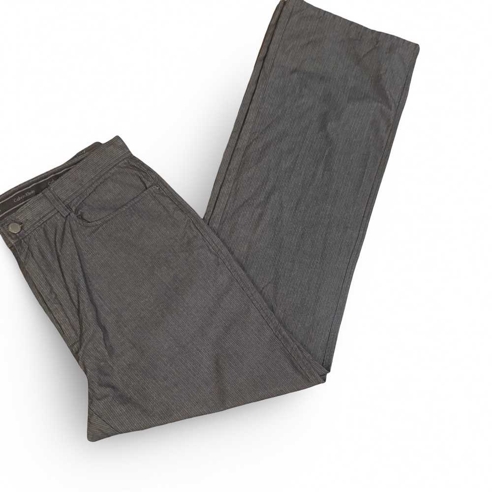 Calvin Klein Men's Charcoal Chinos